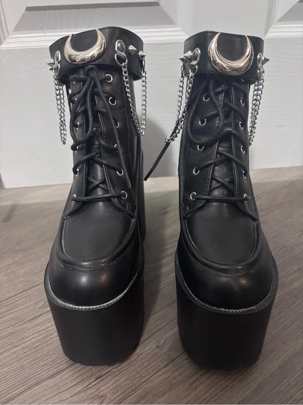 Dolls Kill Dark Side Platform Boots